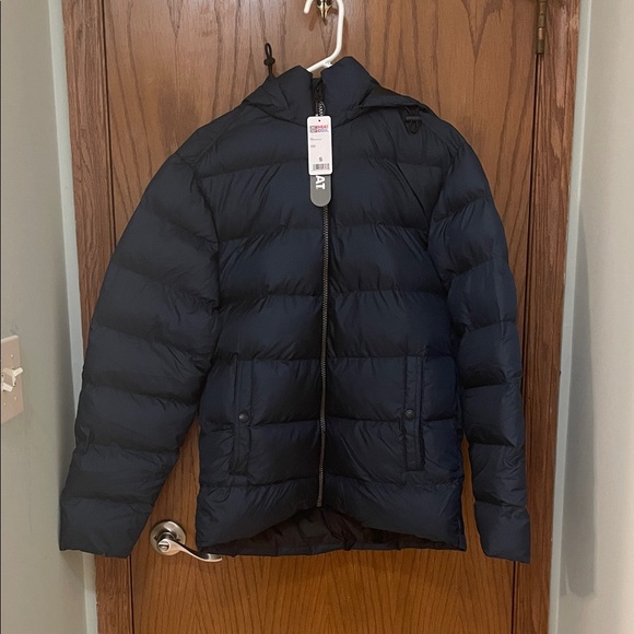 32 Degrees Other - 32 Degrees NWT Men's Dark Blue Puffer Jacket Hooded